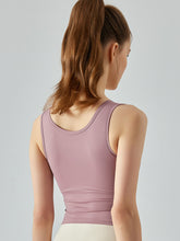 Women's vest short, sports and fitness top, yoga, running training